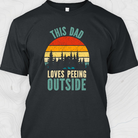 This Dad Loves Peeing Outside