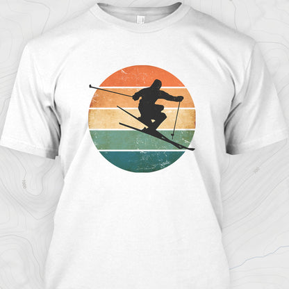 Retro Ski Sunset T-Shirt